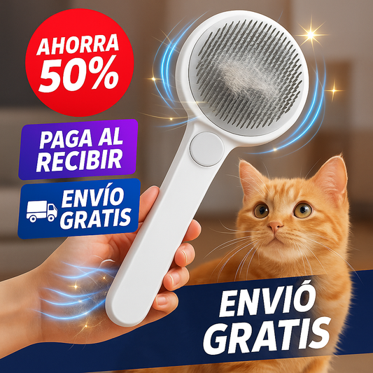 Cepillo vapor para mascota